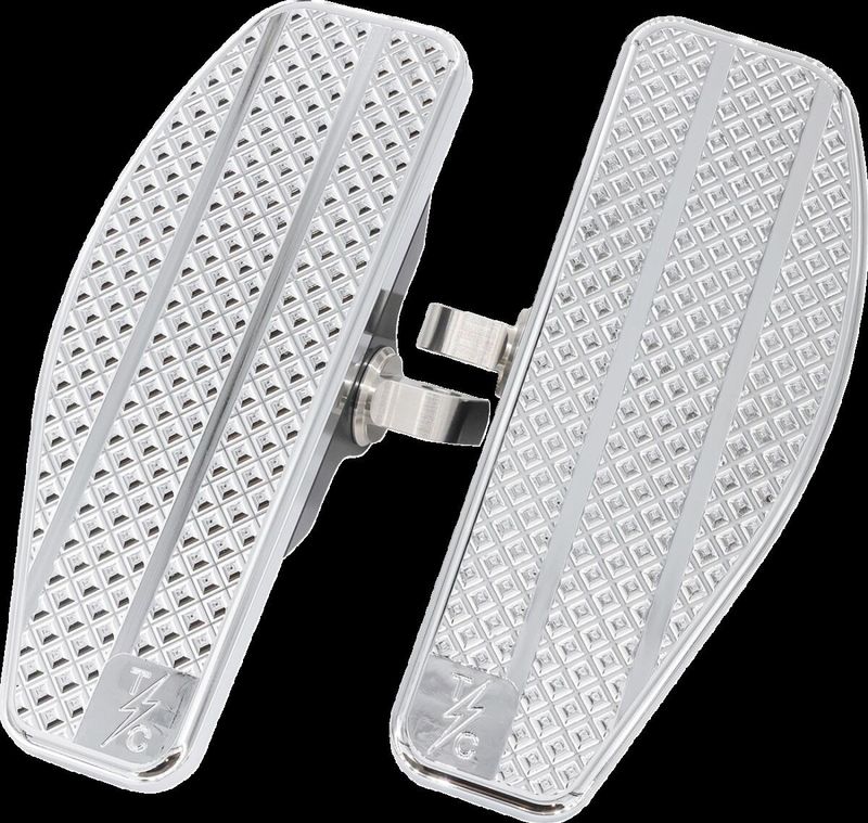 Fotplattor Thrashin Supply krom H-D 36-24
