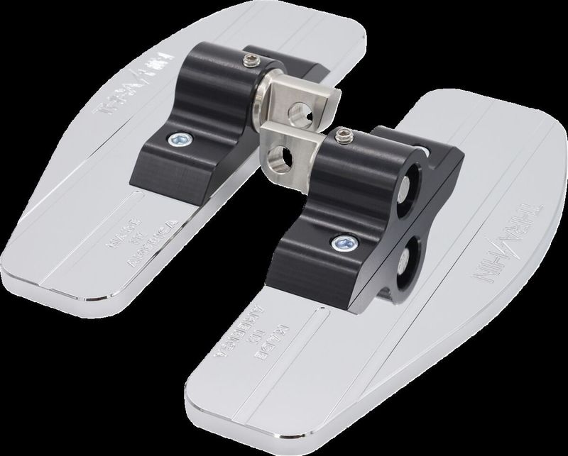 Fotplattor Thrashin Supply krom H-D 36-24