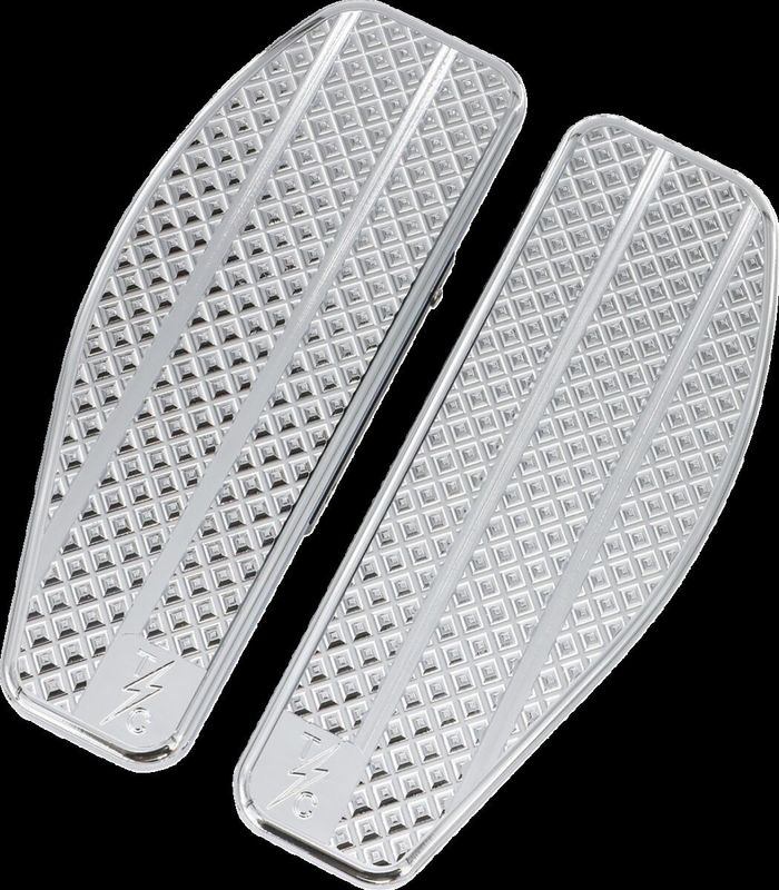 Fotplattor Thrashin Supply passagerare krom H-D 80-upp