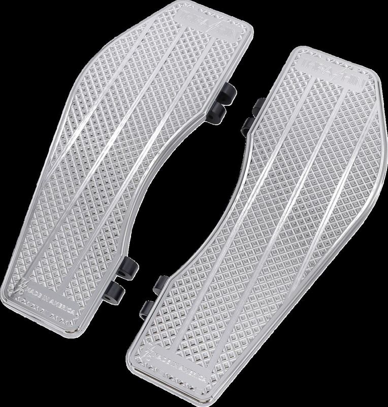 Fotplattor Thrashin Supply passagerare krom förare H-D 36-upp