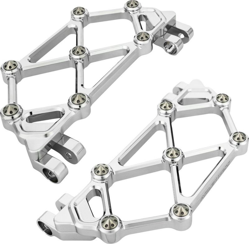 Fotplattor Arlen Ness Mini Front diamond förare H-D 83-24 krom