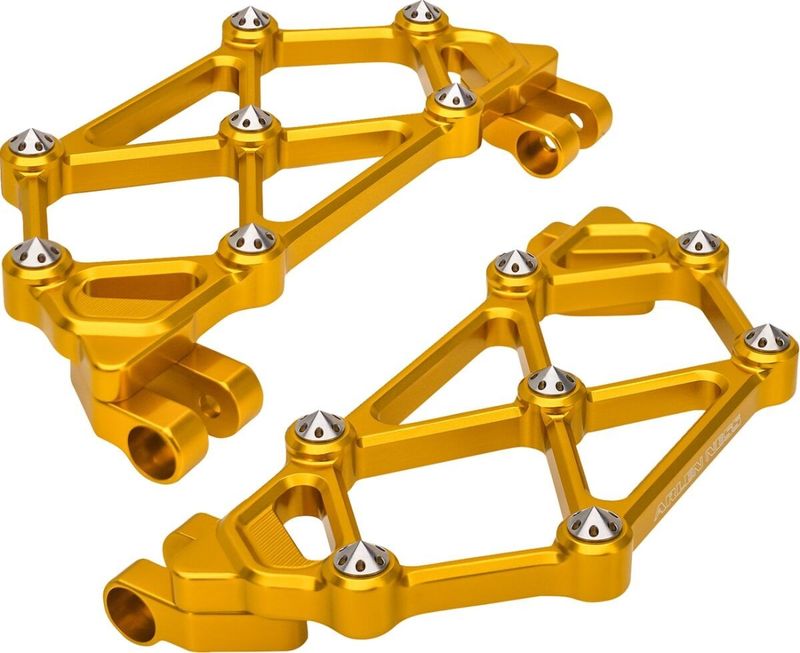 Fotplattor Arlen Ness Mini Front diamond förare H-D 83-24 guld