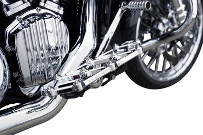 Fotplattor Arlen Ness diamond förare krom H-D 83-24