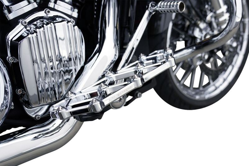 Fotplattor Arlen Ness diamond förare krom H-D 83-24