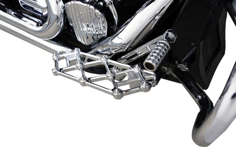 Fotplattor Arlen Ness diamond förare krom H-D 83-24