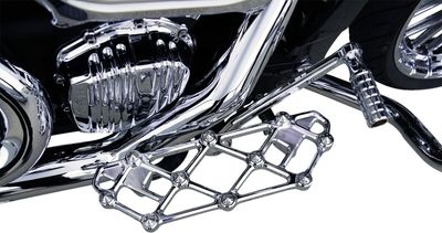 Fotplattor Arlen Ness diamond förare krom H-D 83-24