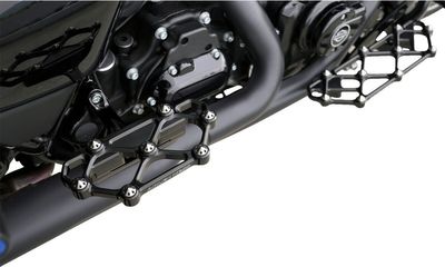 Fotplattor Arlen Ness diamond passagerare H-D 83-24 svart