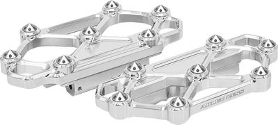 Fotplattor Arlen Ness diamond passagerare H-D 83-24 krom