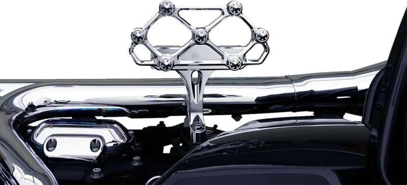Fotplattor Arlen Ness diamond passagerare H-D 83-24 krom