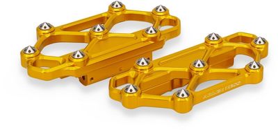 Fotplattor Arlen Ness diamond passagerare H-D 83-24 guld