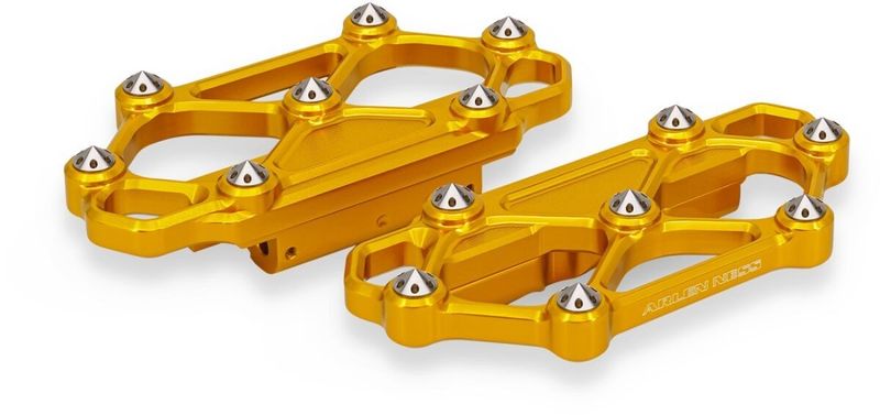 Fotplattor Arlen Ness diamond passagerare H-D 83-24 guld