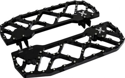 Fotplattor Burly Brand MX-Evolution svart Rider FL Softail 86-17 m.fl.