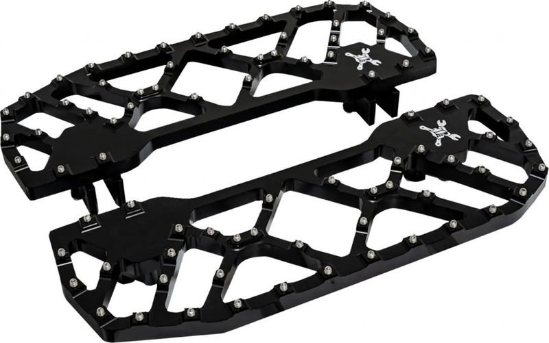 Fotplattor Burly Brand MX-Evolution svart Rider FL Softail 86-17 m.fl.
