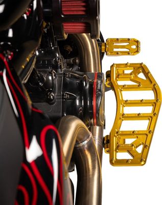 Fotplattor Thrashin Supply Aggressor Bagger H-D 72-upp guld