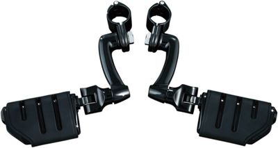 Motorvägspinnar Kuryakyn Longhorn Offset Dually Trident Magnum snabbklammer 1-1/4" svart