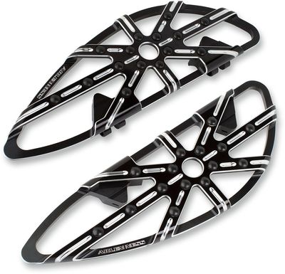 Fotplattor Arlen Ness 10-Gauge CC svart Rider FL Softail 86-17 m.fl.