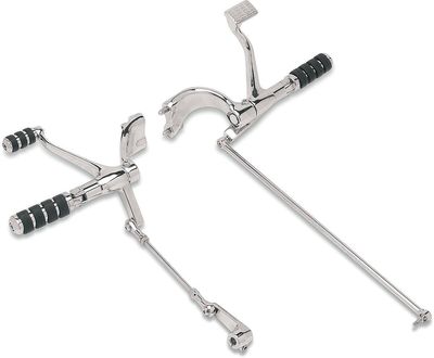 Framflyttade reglage Drag Specialties Sportster 04-13 krom
