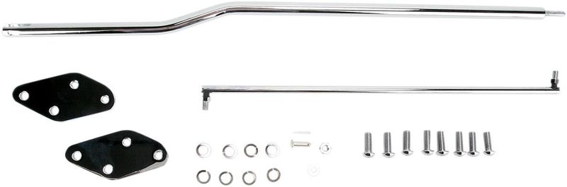 Framflyttade reglage Drag Specialties Glides krom Dyna 91-17