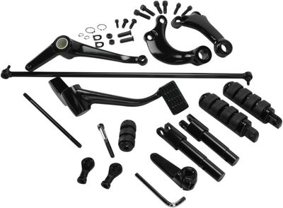 Framflyttade reglage Drag Specialties Sportster 04-13 svart