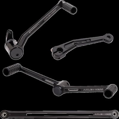 Fotreglage Arlen Ness Speedliner Heel Toe FLT/Touring 08-26 svart