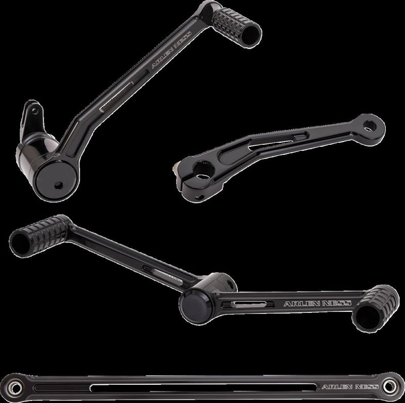 Fotreglage Arlen Ness Speedliner Heel Toe FLT/Touring 08-26 svart