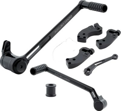 Fotreglage Arlen Ness 3" förlängd svart FLT/Touring with Ness