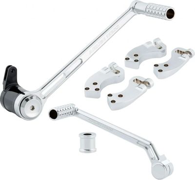 Fotreglage Arlen Ness 3" förlängd krom FLT/Touring with Ness