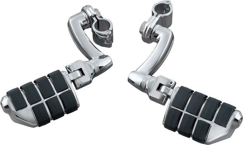 Motorvägspinnar Kuryakyn Longhorn Offset Dually Magnum snabbklammer 1"