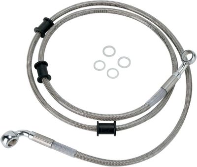 Bromsslangsats Drag Specialties Front rostfri stål Softail 08-11