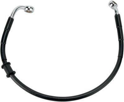 Bromsslangsats Drag Specialties Rear Fxd rostfri svart vinyl stål Dyna 08-15