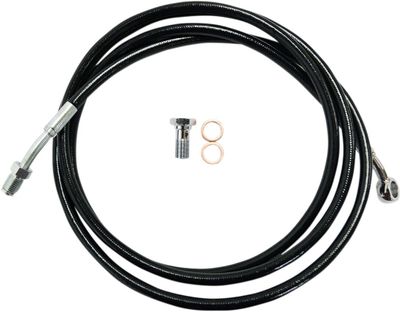 Vajer kopplingsslang LA Choppers 12-14 svart H-D 14-17