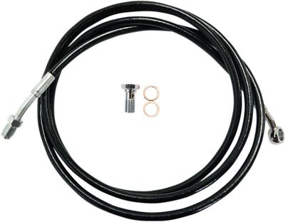 Vajer kopplingsslang LA Choppers 15-17 H-D 14-17 svart