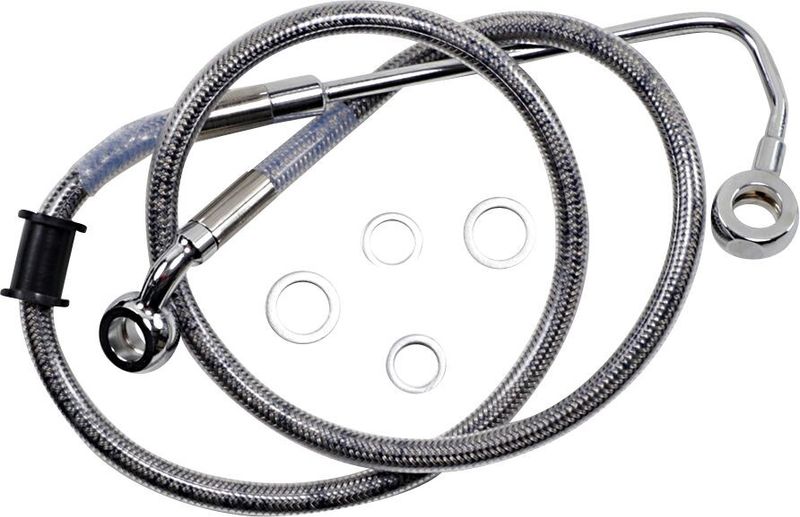 Bromsslang Drag Specialties 2 rostfri förlängd Softail 15-17 618300-2