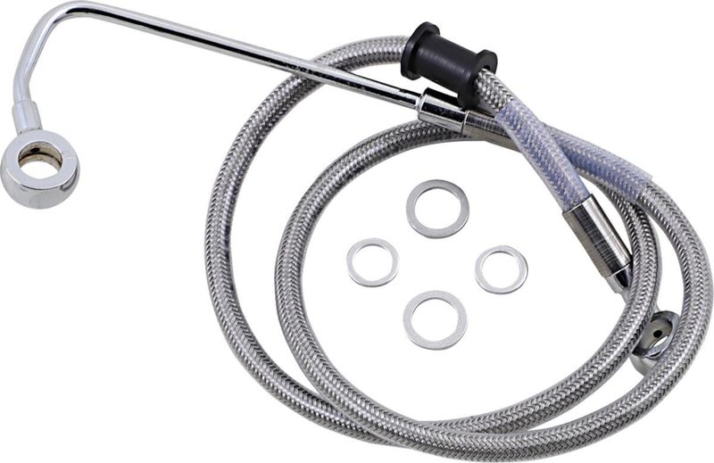 Bromsslang Drag Specialties 2 rostfri förlängd Softail 15-17 618302-2
