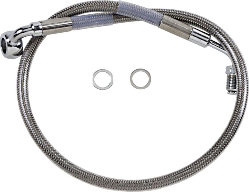 Bromsslangsats Drag Specialties rostfri Softail 18-23 618601