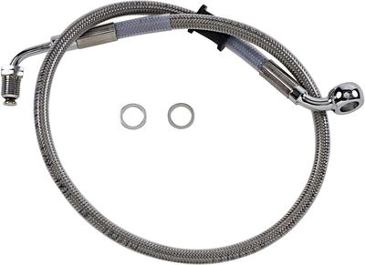 Bromsslangsats Drag Specialties rostfri Softail 18-24 618604