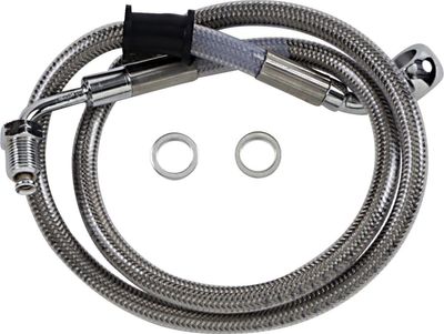 Bromsslang Drag Specialties rostfri förlängd Softail 18-24 618604-4
