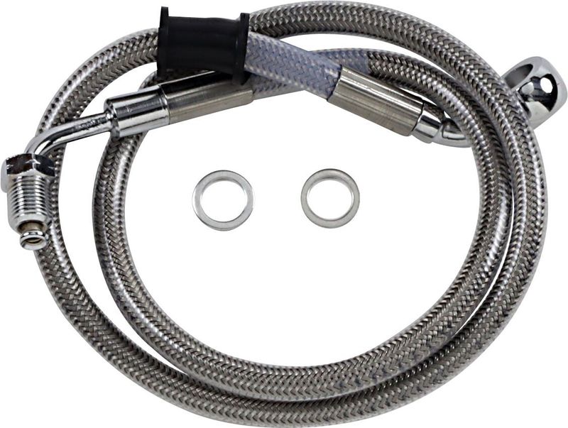 Bromsslang Drag Specialties rostfri förlängd Softail 18-24 618604-4