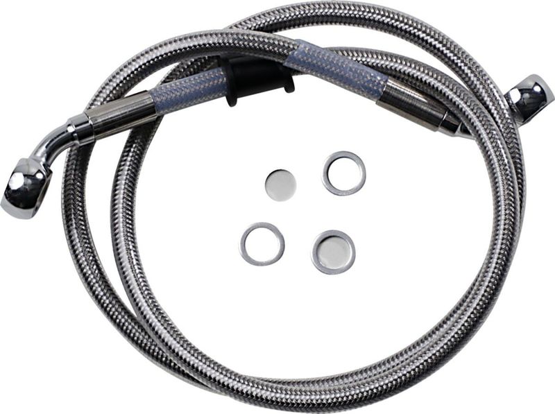 Bromsslangsats Drag Specialties rostfri Softail 18-21