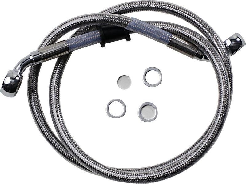 Bromsslangsats Drag Specialties rostfri Softail 18-21