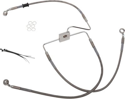 Bromsslangsats Drag Specialties Sportster 17-20 rostfri
