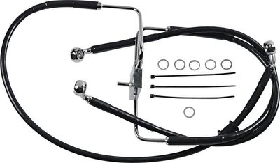 Bromsslang Drag Specialties BL+10 rostfri förlängd Sportster 17-20