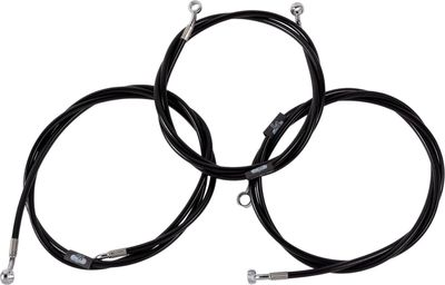 Bromsslangsats LA Choppers 18-'20 svart Touring 23-24