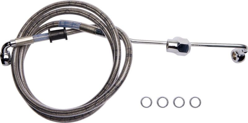 Bromsslang bak Drag Specialties bak Touring 14-19 rostfri