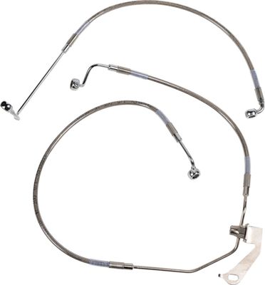 Bromsslang bak Drag Specialties bak Touring 09-13 rostfri