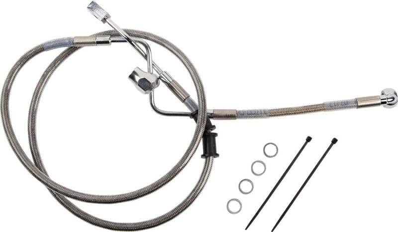 Bromsslang bak Drag Specialties bak rostfri Softail 18-24 618602