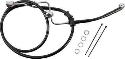 Bromsslang bak Drag Specialties bak blå Softail 18-24 618602-BLK