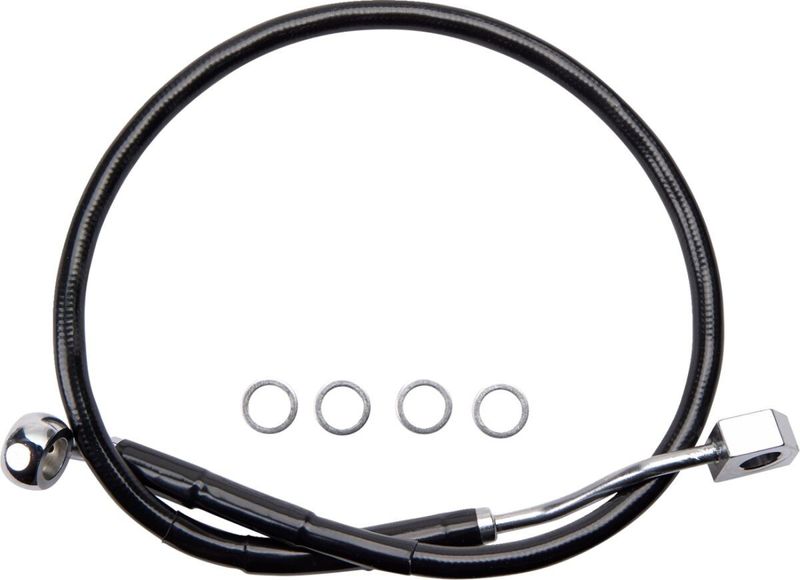 Bromsslang bak Drag Specialties bak blå Softail 18-24 618603-BLK