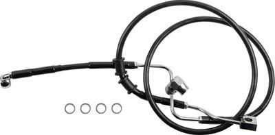 Bromsslang bak Drag Specialties bak blå Softail 18-24 618598-BLK
