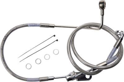 Bromsslang bak Drag Specialties bak Softail 11-17 rostfri